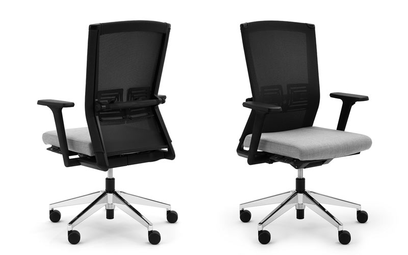 Lumbalverstellung für Bürostühle von Merschbrock Kunststoff Spritzguss